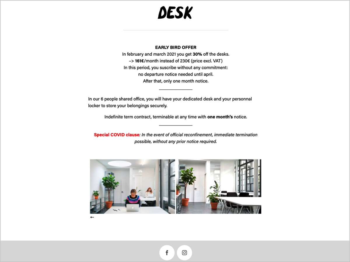 Webdesign - ATI Coworking Space in Brüssel - Belgien | © debeuf grafikdesign